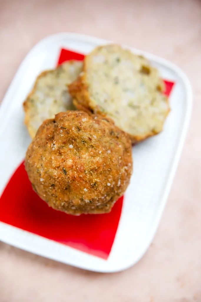 Ropogós arancini rizsgolyó, olasz ízvilággal